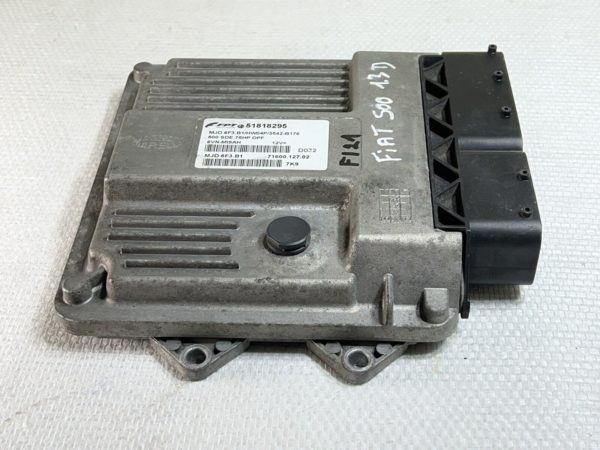 ECU Calculateur moteur FIAT 500 1.3 75HP MJD 6F3.B1 51818295 HW04P 71600.127.02