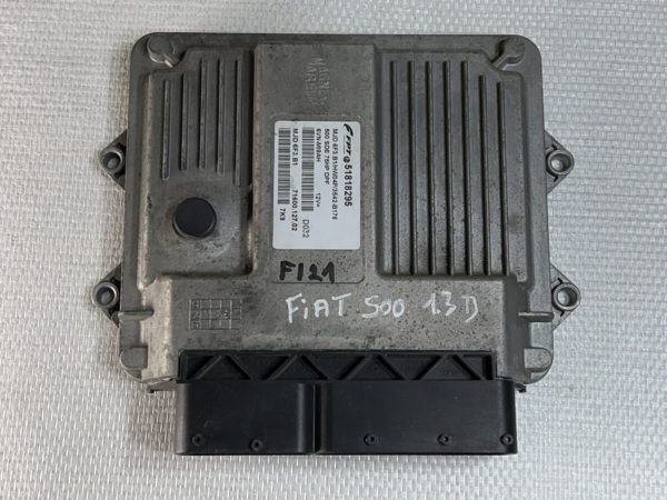 ECU Calculateur moteur FIAT 500 1.3 75HP MJD 6F3.B1 51818295 HW04P 71600.127.02