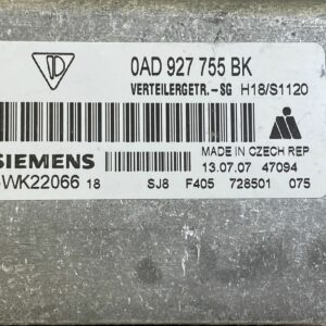 Module gestion electronique boite transfert Porsche Cayenne 957 0AD927755BK