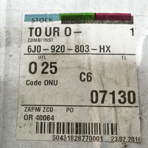 6J0920803H X Combiné Instrument Compteur Tachymètre Seat Ibiza IV 4 6J NEUF 0km