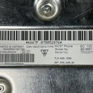 7L5035729C CENTRALINA MODULO Bluetooth Téléphone PORSCHE CAYENNE S Harman/Becker