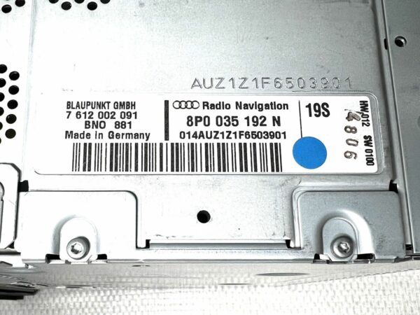 8P0035192N Poste Multi Media Navi Navigation GPS  Audi A3 S3 8P BNO88 Avec CODE!