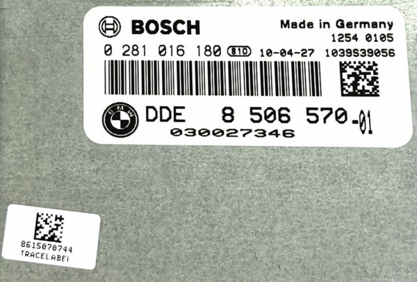 ECU Calculateur moteur 0281016180 DDE 8506570 BMW X5 E70 X6 E71 N57 30dx 2010