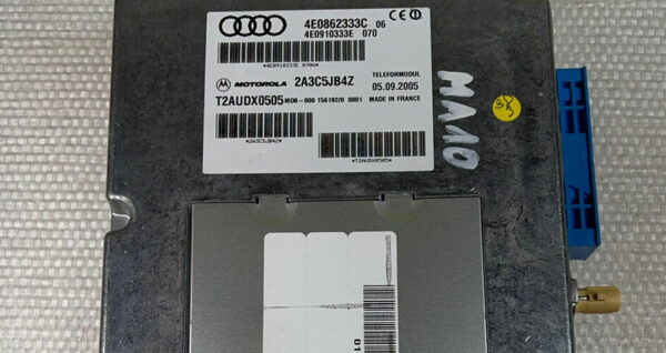 Audi A8 Téléphone Module Contrôle Unité Motorola 4E0862333C 4E0910333E 2A3C5JB4Z