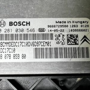 ECU CALCULATEUR Moteur PSA 1.6EHDI 9HP EDC17C10 0281030546 9807885980 9666729580