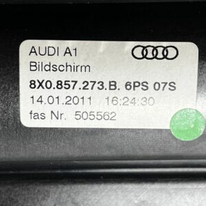 Écran multimédia navigation Audi A1 8X RMC 8X0857273B 6PS07S LCD GPS
