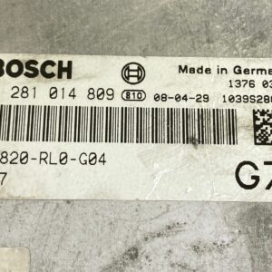 ECU Honda Accord 2.2i-DTEC moteur unité contrôle 37820-RL0-G04 AG7 0281014809 G7