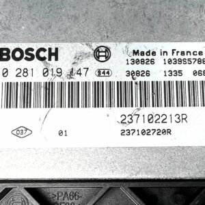 ECU Calculateur moteur RENAULT Clio4 Captur DCI 0281019147 237102213R 237102720R