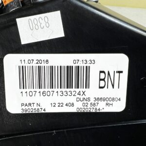 NEUF OEM Feu Arrière Droite Transparant Opel Adam GM 39025874 11071607133324X