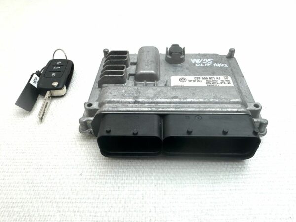 ECU 03P906021AJ CALCULATEUR MOTEUR VW POLO mk5  V  1.2 TDI CFWA DCM3.7 28356771