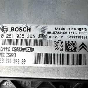 ECU Calculateur moteur Peugeot 308 II 208 1.5hdi 0281035365 MD1C5003 9832694380