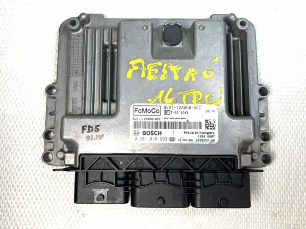 ECU FORD FIESTA mk7 EDC17C10 1.4TDCI 0281018993 BV2112A650ACC Calculateur moteur