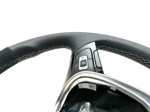 Originale Volant RHABILLÉ Cuire Perforé Alcantara VW Passat Golf 7 5G0419091DJ
