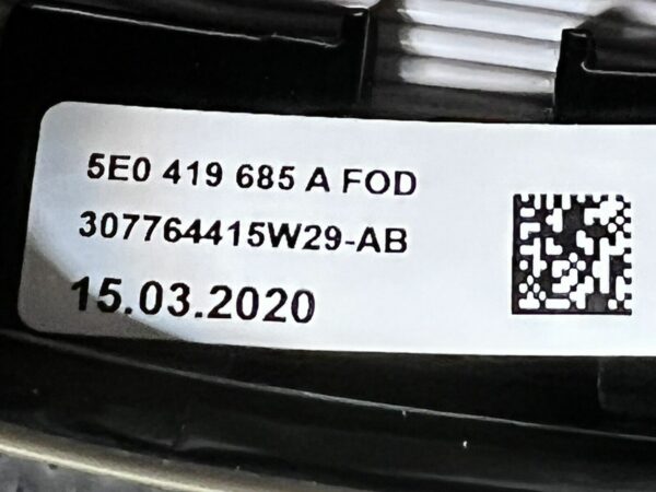 Volant Sport Volant Multifonctions Skoda Octavia 3 VRS Noir 5E0419091L BGV 100%
