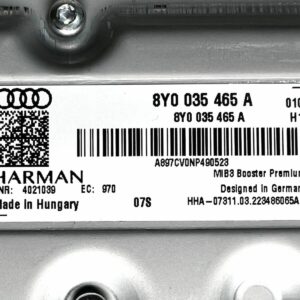 Amplificateur de sonne 8Y0035465A Audi Q7 SQ7 Q8 SQ8 Harman Multimédia NEUF OEM!