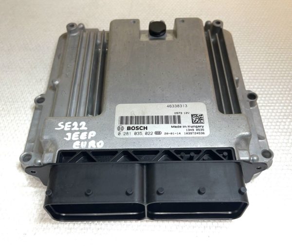 ECU 0281035022 JEEP RENEGADE 1.6 M-JET 46338313 edc17c39-3.k2 Calculateur moteur
