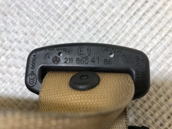 2198601985 609098200A ceinture de sécurités Mercedes CLS W219 W211 L Gauche