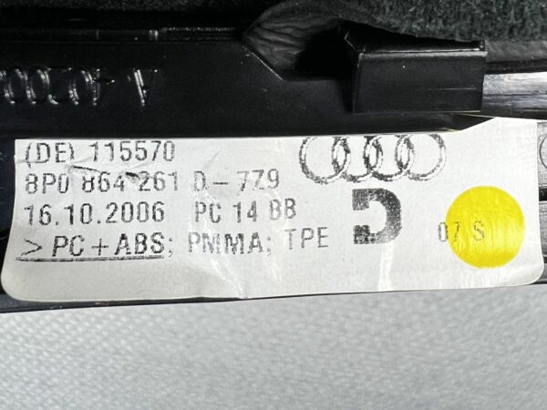 8P0864261D Pommeau soufflet cuir AUDI S3 8P manuel 6 vitesse Originale OEM 2004