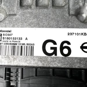 ECU NISSAN JUKE 1.5dci SID307 S180153133A 237101KB4A G6 S180152502A Calculateur