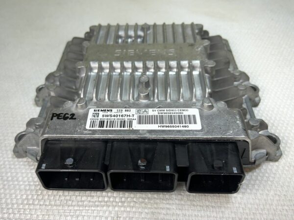 ECU PEUGEOT 407 2.0 HDI 5WS40167H-T SW9658345080 HW9855041480 Calculateur moteur