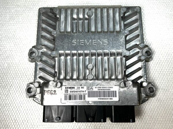 ECU PEUGEOT 407 2.0 HDI 5WS40167H-T SW9658345080 HW9855041480 Calculateur moteur