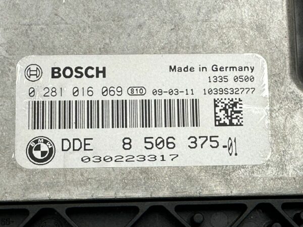 0281016069 DDE 8506375 ECU CALCULATEUR MOTEUR BMW SERIE 3 1 030223056 N47D20C