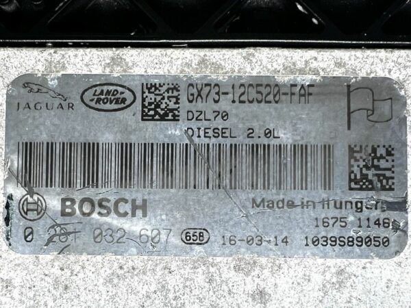 0281032607 GX73-12C520-FAF ECU Land Rover Evoque TDV4 Jaguar  XF 2.0 190cv