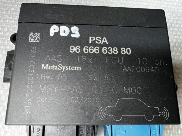 Commande Aide Stationnement Pdc Peugeot 3008 5008 Citroën C4 Picasso 966666380